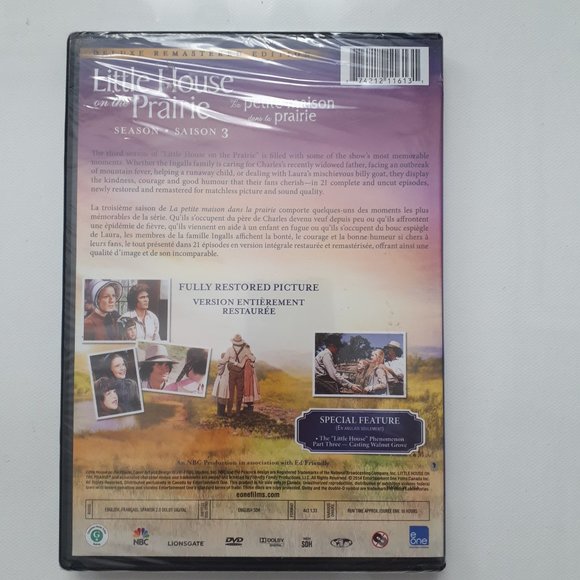 Little House on the Prairie Season 3 DVD Sealed - Picture 2 of 4